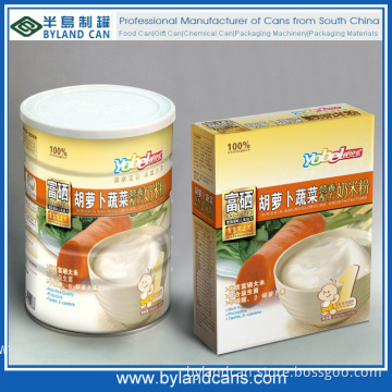 Nutritions Tin and Paper Box